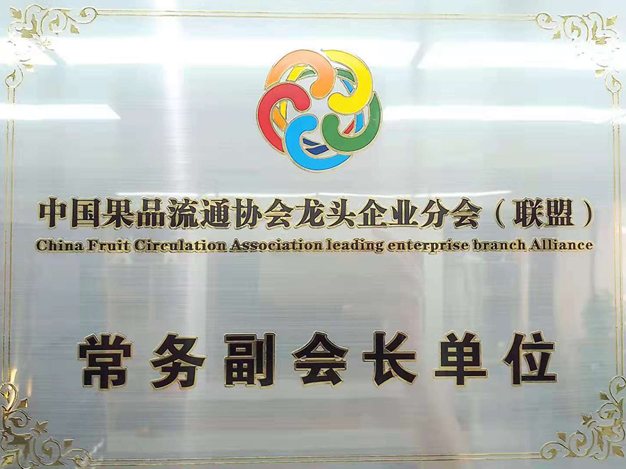 中国果品流通协会龙头企业分会（联盟）常务副会长单位